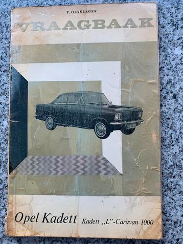 Vraagbaak voor uw Opel Kadett beschikbaar voor biedingen