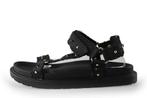 Omoda Sandalen in maat 42 Zwart | 10% extra korting, Verzenden, Zwart, Omoda, Sandalen of Muiltjes
