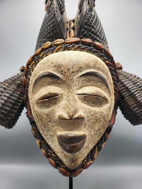 Mask - Gabon - Punu (Zonder Minimumprijs), Antiek en Kunst, Kunst | Niet-Westerse kunst
