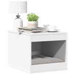 vidaXL Kattenbakkast 47x59x42 cm bewerkt hout wit, Verzenden, Nieuw