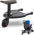 2dekans | HeppieBabie Meerijdplankje - Met Zitje en, Kinderen en Baby's, Kinderwagens en Combinaties, Ophalen of Verzenden, Zo goed als nieuw