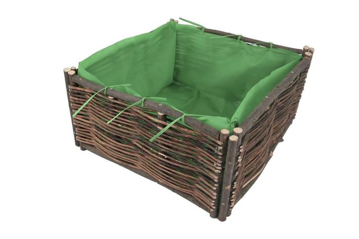 Plantenbak wilg 120x120x30 cm, Tuin en Terras, Schuttingen, Verzenden