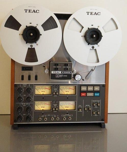 TEAC - Professional A 3340S / 19/38cm/s /4 kanaal/3-motor/, Audio, Tv en Foto, Radio's