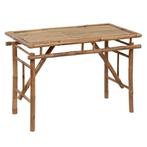 Inklapbare bamboe tafel | Tweedekansje | Binnen & Buiten, Ophalen of Verzenden, Nieuw, Rechthoekig, Hout