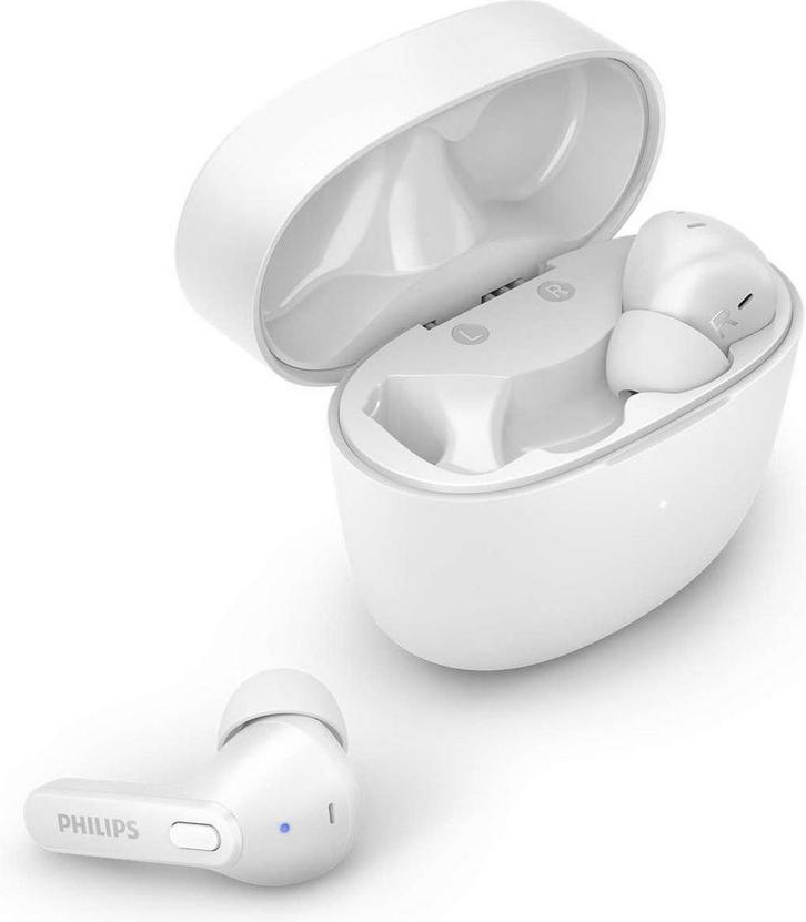 Philips TAT2206 - Draadloze In-Ear Oordopjes - Wit, Audio, Tv en Foto, Koptelefoons, Verzenden