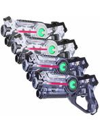 NIEUW: 4 Light Battle Active Camo Laserguns - Grijs/Wit, Ophalen of Verzenden, Nieuw