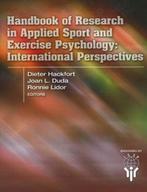 Handbook of Research in Applied Sport & Exercise Psychology, Verzenden, Gelezen, Dieter Hackfort