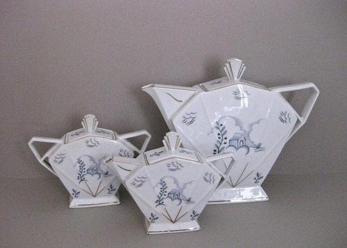 Victoria - Koffieservies (11) - Porselein - Art Deco -, Antiek en Kunst, Antiek | Meubels | Tafels