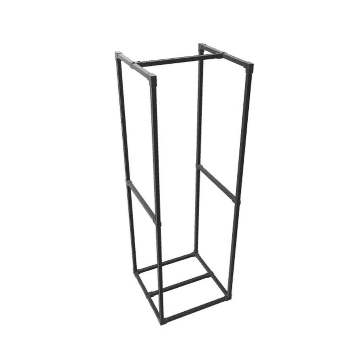 Haardhout opslag Stockholm | Vierkant Zwart 25x25 mm | Vloer, Tuin en Terras, Haardhout, Ophalen of Verzenden