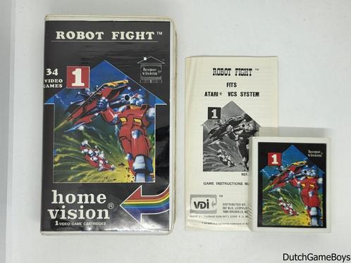 Atari - Home Vision - Nr 1 - Robot Fight, Spelcomputers en Games, Games | Atari, Gebruikt, Verzenden