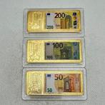 Duitsland. Medal Euro banknotes, CU bano oro - Free shiping