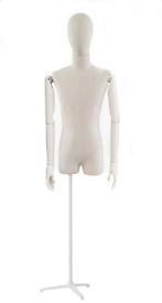Torso 3/4 heer IAN sand met houten armen