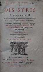John Selden (1584-1654) / Daniël Heinsius (1580-1655) - De, Antiek en Kunst, Antiek | Boeken en Bijbels