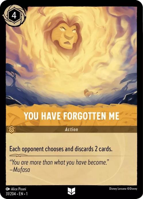 [31/204] - YOU HAVE FORGOTTEN ME ENG NON-FOIL [M/NM], Verzamelen, Disney, Ophalen of Verzenden