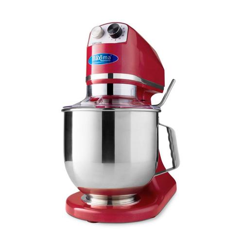 Planeetmenger - 7 L - Tot 2 Kg Deeg - Raspberry Rood, Witgoed en Apparatuur, Keukenmixers, Nieuw, 3 snelheden of meer, 4 liter of meer