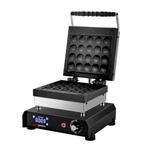 GGM Gastro | Wafelijzer - Enkel - Digitaal - 1,2 kW - Vorm:, Verzenden, Nieuw in verpakking, Overige typen