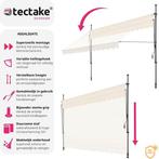 2dekans | tectake - klemluifel - Zonnescherm – Zonneluifel -, Tuin en Terras, Zonneschermen, Ophalen of Verzenden, Zo goed als nieuw