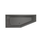 Hoekbad Xenz Lagoon Compact 170x75x45 cm Links Antraciet, Ophalen of Verzenden, Nieuw, Bad