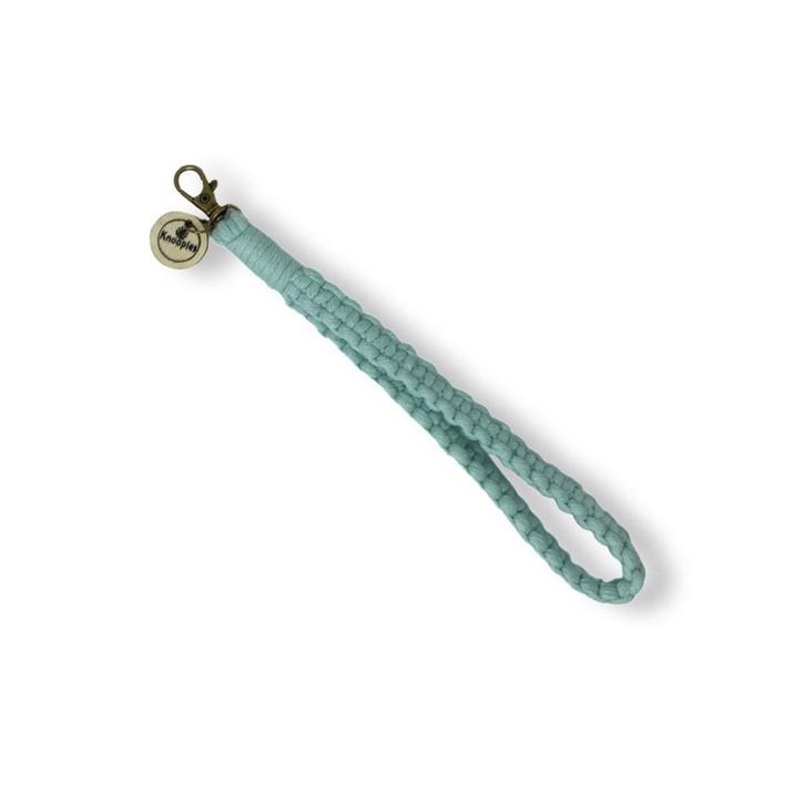 Macramé Pols Keycord - Katoen - Macramé - Handgemaakt in, Verzamelen, Sleutelhangers, Nieuw, Overige typen, Ophalen of Verzenden