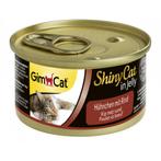 GimCat ShinyCat Kip & Rund 70 gr, Dieren en Toebehoren, Dierenvoeding, Verzenden