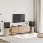 vidaXL Speakerstandaards 2 st 30x30x40 cm bewerkt hout, Muziek en Instrumenten, Standaards, Verzenden, Nieuw