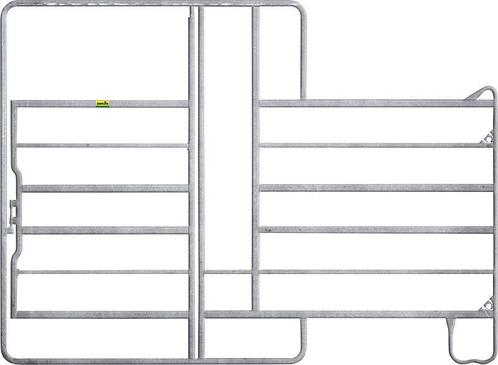 Paneelhek met poort en voerhek 2.40 x 2.20 mtr., Dieren en Toebehoren, Paarden en Pony's | Overige Paardenspullen, Nieuw, Ophalen of Verzenden