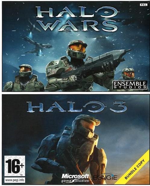 Halo Wars - Halo 3 Double Pack (Bundle Copy) [Xbox 360], Spelcomputers en Games, Games | Xbox 360, Ophalen of Verzenden