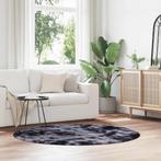 vidaXL Hoogpolig vloerkleed NAVARRA 160x160 cm polyester, Verzenden, Nieuw, Grijs