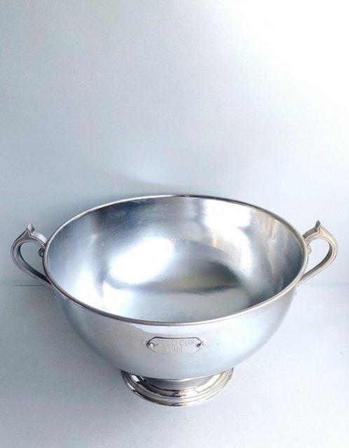 Champagne koeler - Nikkelplated RVS - Grote champagne koeler, Antiek en Kunst, Antiek | Meubels | Tafels