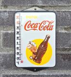 Coca Cola Drink emaille thermometer, Verzamelen, Verzenden, Nieuw