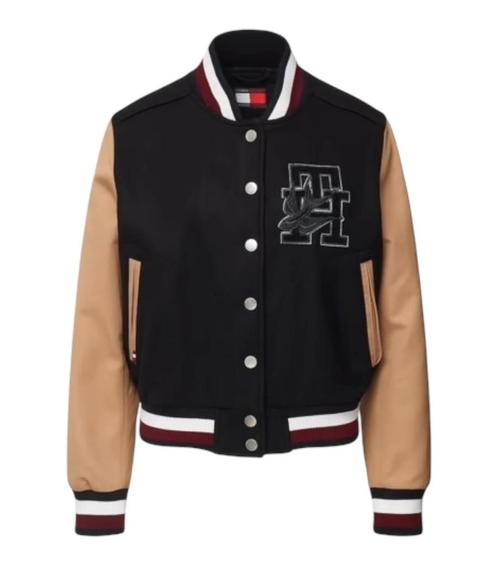 -20% Tommy Hilfiger  Tommy Hilfiger X shawn mendes college b, Kleding | Heren, Jassen | Winter, Zwart, Nieuw, Verzenden