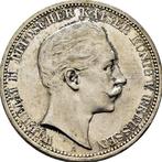 Duitsland, keizerrijk Willem II. Drei Mark 1908A (Zonder