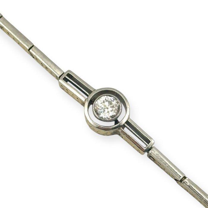 Armband - 14 karaat Geel goud, Antieke 14-karaats gouden en, Sieraden, Tassen en Uiterlijk, Armbanden