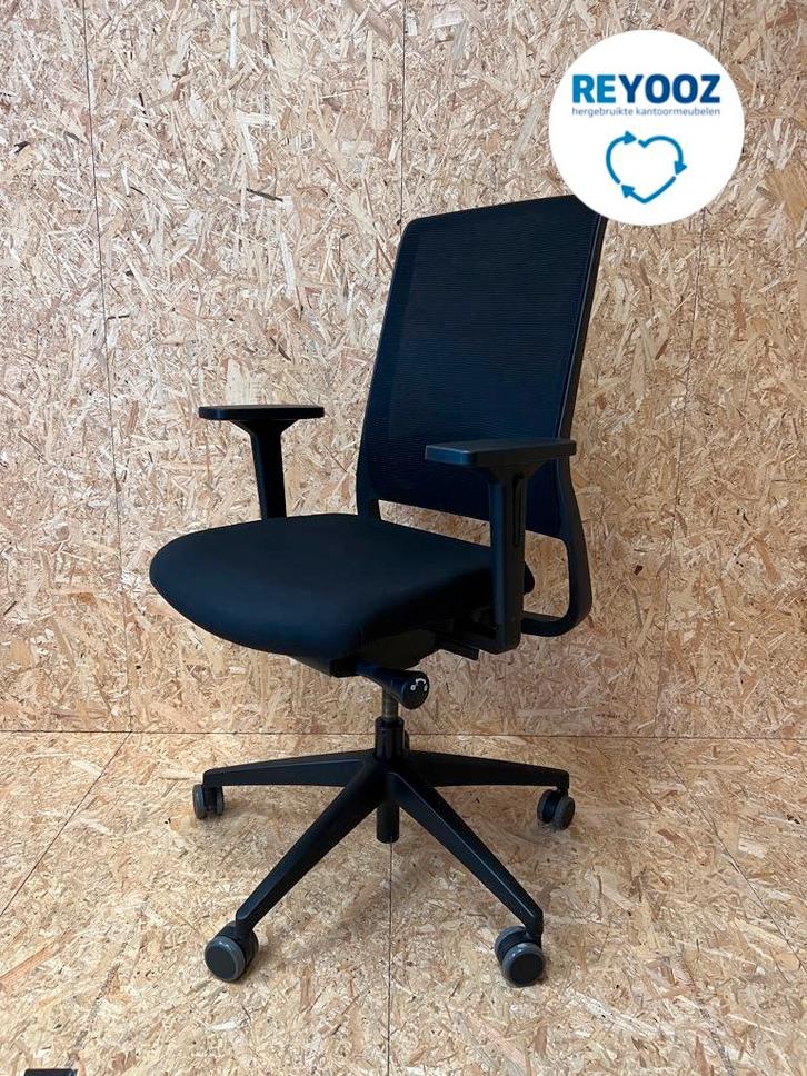Bureaustoel Gispen Zinn Smart - zwart - re-use, Zakelijke goederen, Kantoor en Winkelinrichting | Kantoormeubilair en Inrichting