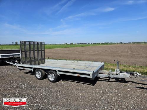 Hulco Terrax 2 machinetransporter 400x180 cm gebruikt 3500KG, Auto diversen, Aanhangers en Bagagewagens, Ophalen