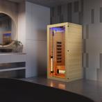 Juskys Infraroodkabine / Sauna Kiruna 90 Premium - 190 x 90, Sport en Fitness, Sauna, Verzenden, Nieuw