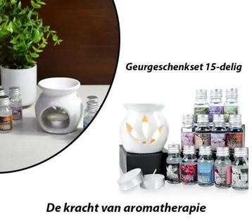 15-delige geur geschenk set met theepot warmer - keramische beschikbaar voor biedingen