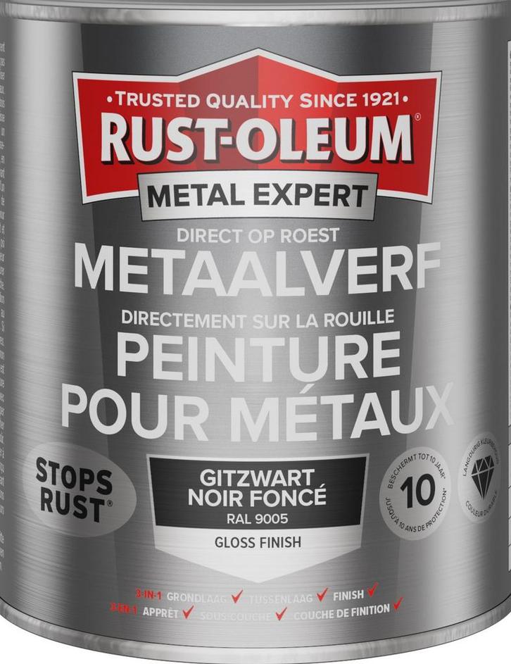Rust oleum metal expert metaalverf direct op roest hoogglans, Doe-het-zelf en Verbouw, Verf, Beits en Lak, Nieuw, Verzenden