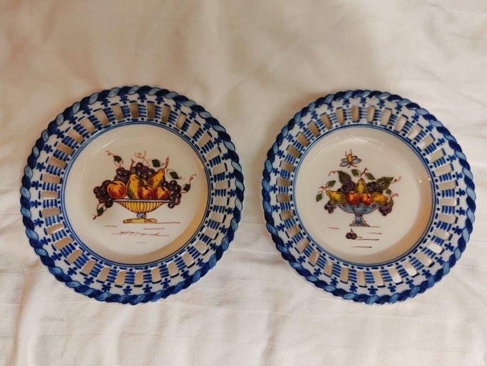 Tichelaar Makkum - Wandbord (2) - Aardewerk, Antiek en Kunst, Antiek | Glas en Kristal