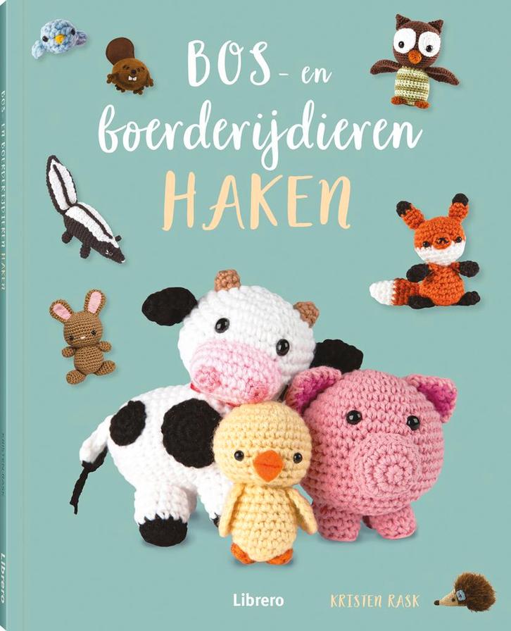 Bos- en boerderijdieren haken 9789463597456 Kristen Rask, Boeken, Overige Boeken, Zo goed als nieuw, Verzenden