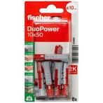 Universele plug | Fischer DuoPower | 8 stuks (10x50), Verzenden, Nieuw