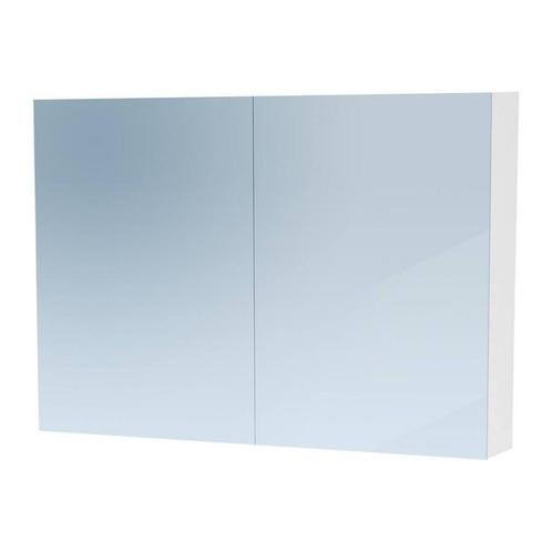 Spiegelkast Dual Exclusive Line 100cm Mat Wit, Doe-het-zelf en Verbouw, Sanitair, Bad, Nieuw, Ophalen of Verzenden