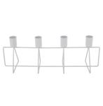 PresentTime Kandelaar 4 In A Row Wit, Huis en Inrichting, Ophalen of Verzenden, Zo goed als nieuw