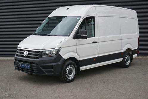 Volkswagen Crafter 35 2.0 TDI L3H3 140PK | Trekhaak | Camera, Auto's, Bestelauto's, Lease, Grijs, Automaat, Wit, Volkswagen, Financial lease