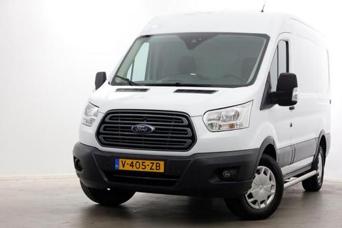 Ford Transit 350 2.0 TDCI 130pk E6 L2H2 Trend Airco/Camera/T, Auto's, Bestelauto's, Dealer onderhouden, Lease, Handgeschakeld