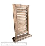 Houten robuuste shutter – single | Brussels Brown (Wonen), Huis en Inrichting, Ophalen of Verzenden, Nieuw