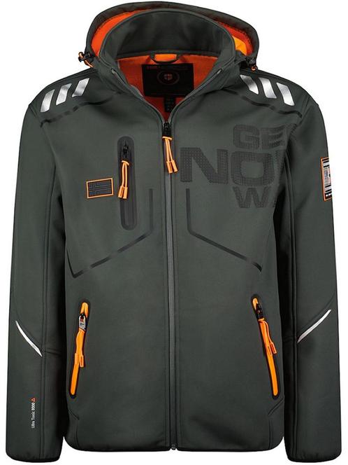 Geographical Norway Softshell Heren Jas Robin Grijs, Kleding | Heren, Jassen | Zomer, Grijs, Nieuw, Verzenden