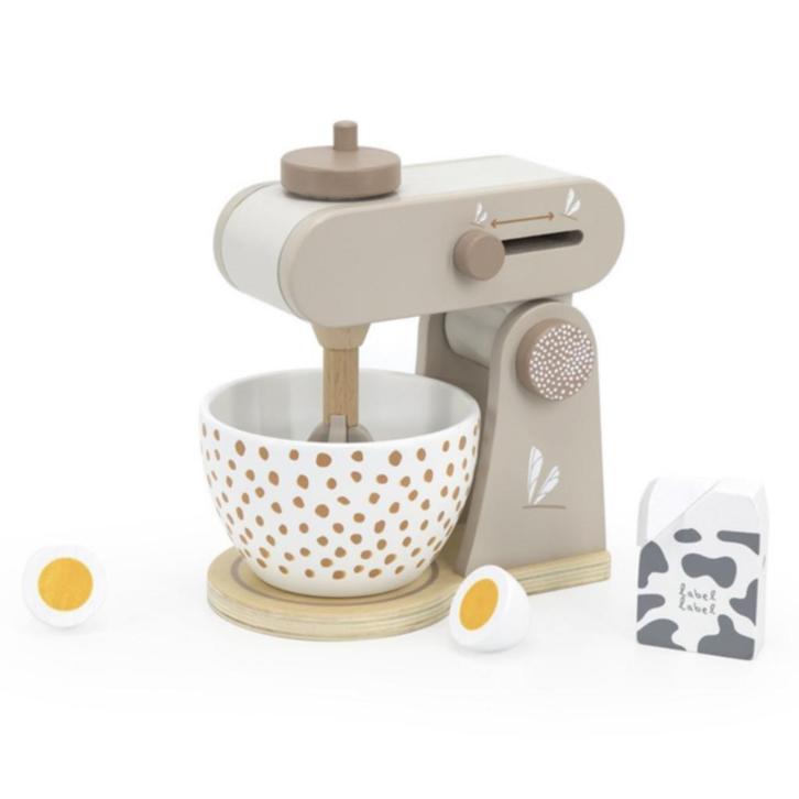 Houten keukenmixer voor kinderen met accessoires, duurzaa..., Kinderen en Baby's, Speelgoed | Houten speelgoed, Nieuw, Ophalen of Verzenden