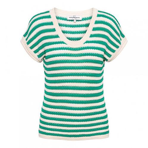 -30% &Co Woman  &Co Woman &co women top bonita green  maat M, Kleding | Dames, Tops, Nieuw, Verzenden