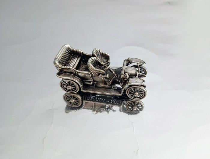 Collectable 1908 Double Phaeton Lion Peugeot - Miniatuur, Antiek en Kunst, Antiek | Goud en Zilver
